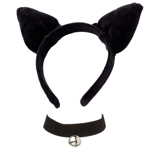 Cat Headband & Collar with Bell