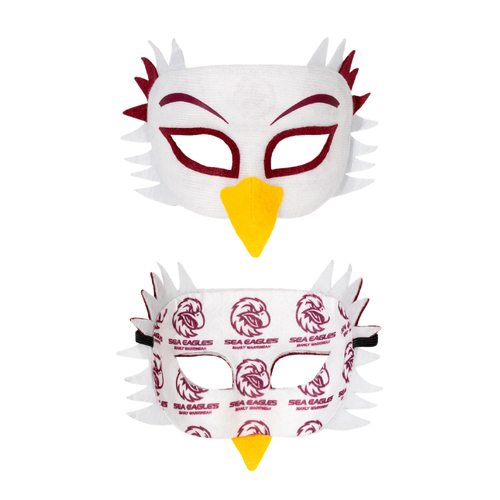 MANLY WARRINGAH SEA EAGLES - Mini Mascot Mask